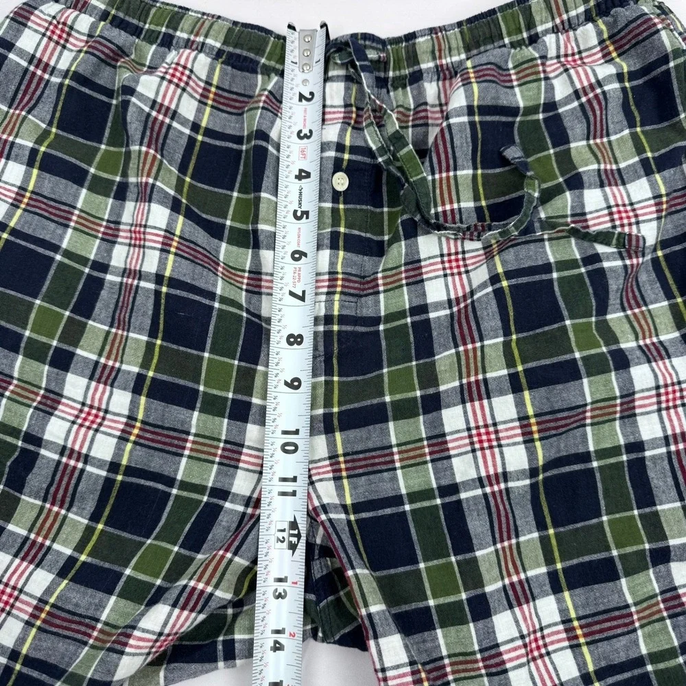 Polo Ralph Lauren Men's Small Plaid Sleep Shorts Cotton Sleepwear